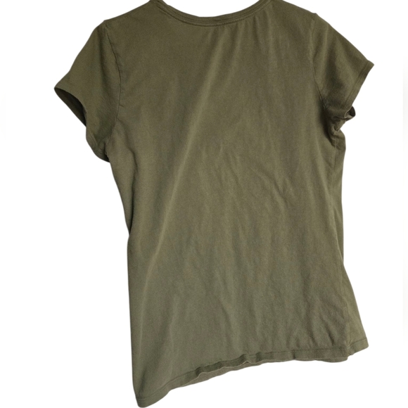 American Eagle Outfitters Green T-Shirt with Bird Print Large - Picture 2 of 5